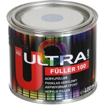 Акриловий грунт для авто Novol ULTRA LINE FULLER 100, білий 5+1, 400 мл (без затверджувача)