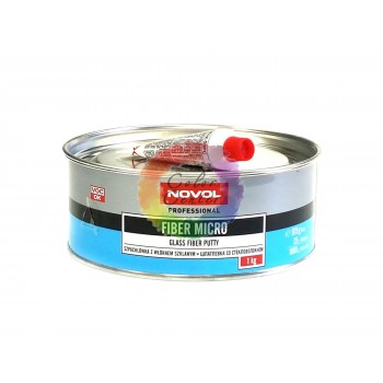 Шпатлевка со стекловолокном для авто NOVOL FIBER MICRO, 1 кг